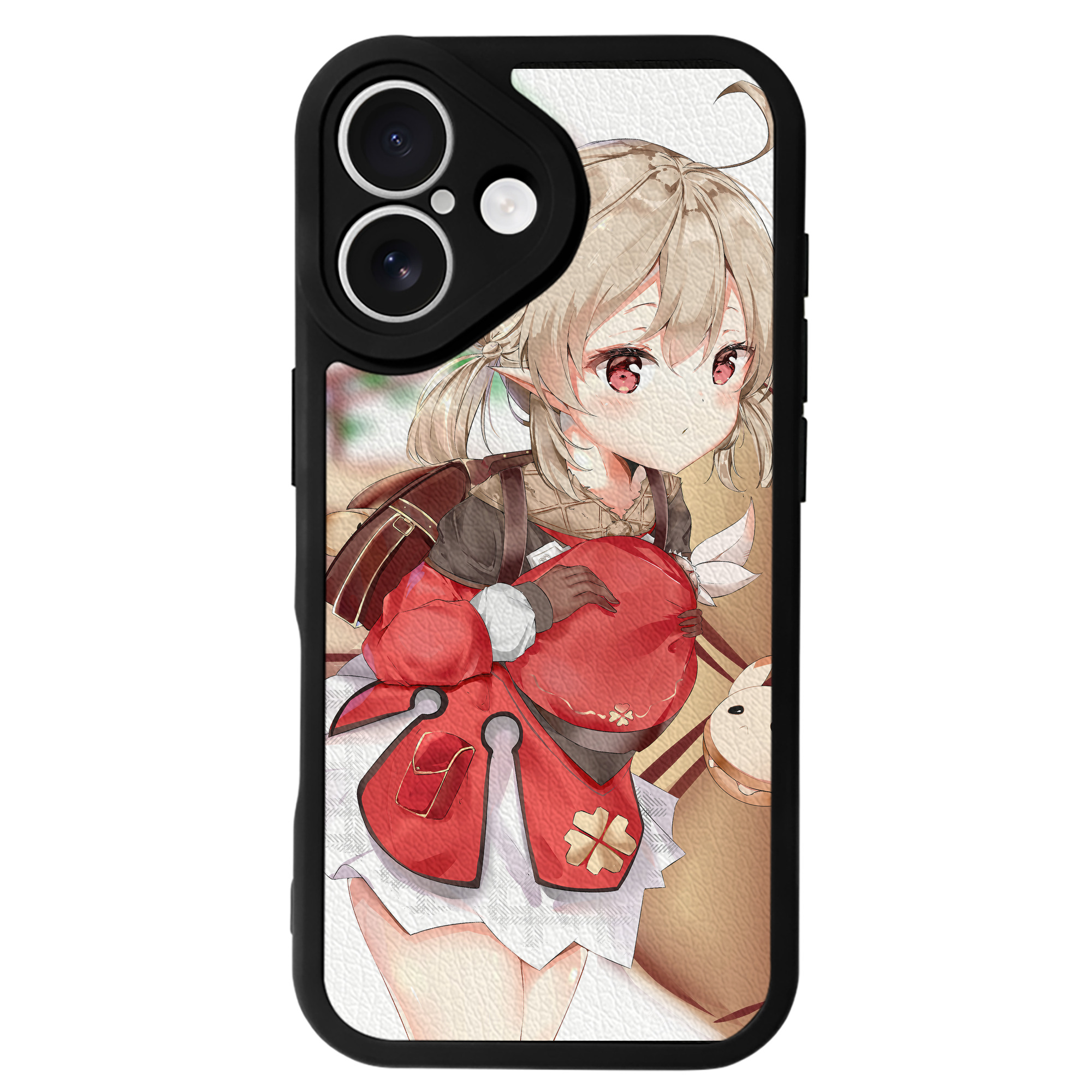 げんし神 genshin 【iPhone 16シリーズ対応】シリコンスマホケース（レザー調） 材質：シリコン